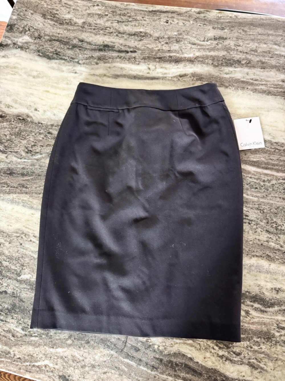 Calvin Klein Classic Black Pencil Skirt